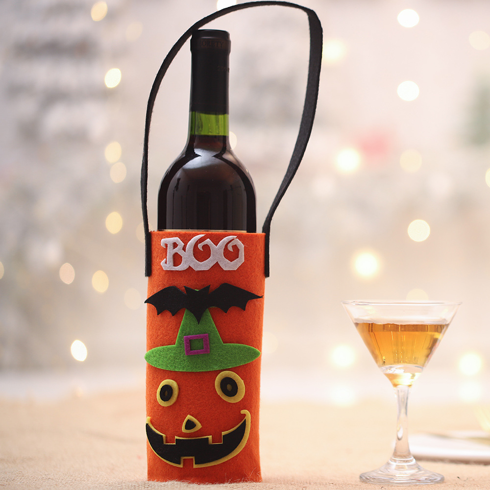 Wine Bag Bottle Sets Halloween Decorations Halloween Pumpkin Restaurant Wine Bottle Bags Creative